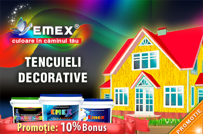 PROMOTIE:Tencuieli Decorative “Emex”