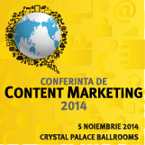 Eveniment de Content Marketing pe 5 noiembrie