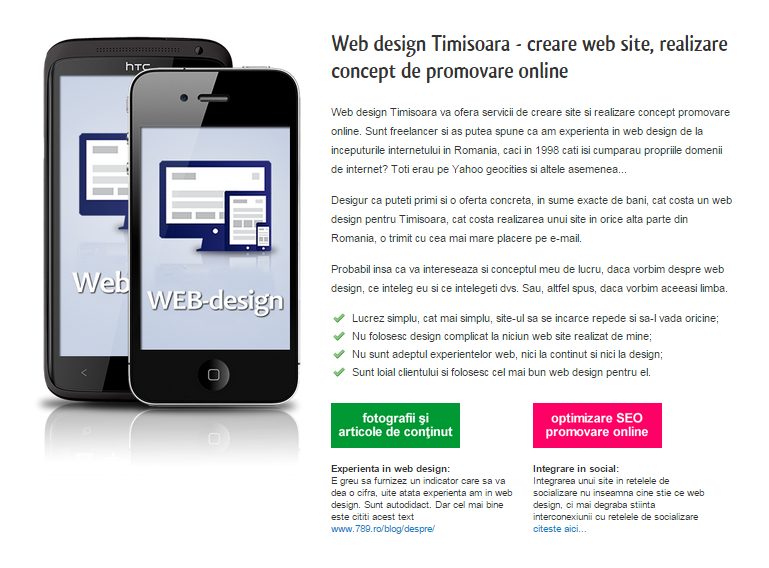 Web design Timisoara, promovare in Romania