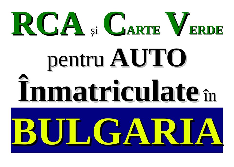 Asigurari auto Bulgaria !!!