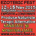 EzotericFest 12-15 Nov 2015 Timisoara ed XV Casa Tineretului 