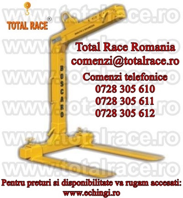 Furci macara europaleti MBRA20E cu lame de 1200 mm