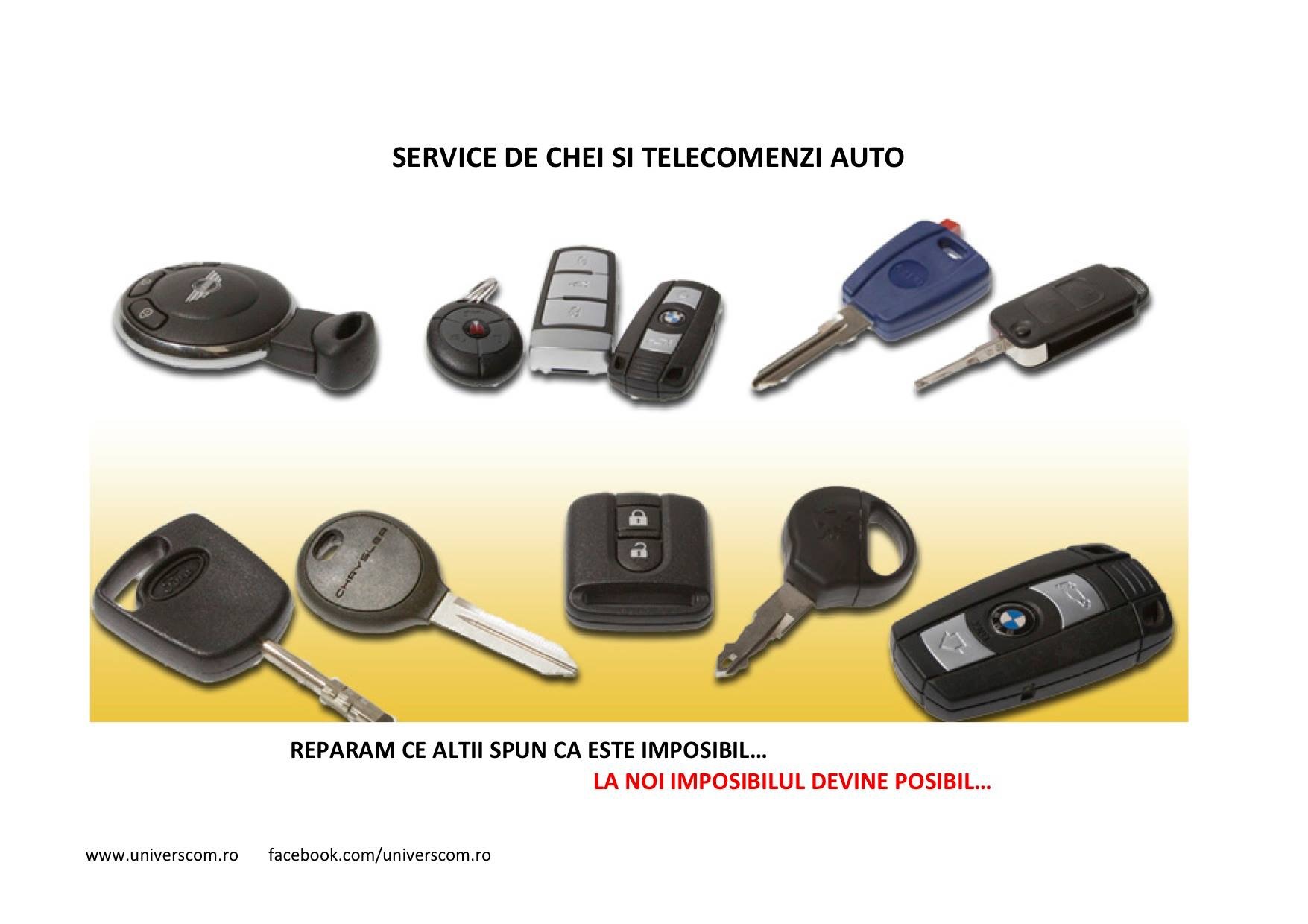 Service de chei si telecomenzi auto