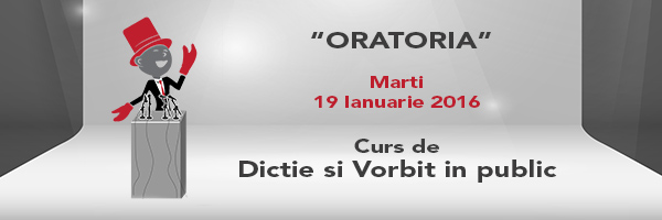 Nou! Curs de Dictie si Vorbit in public "ORATORIA"