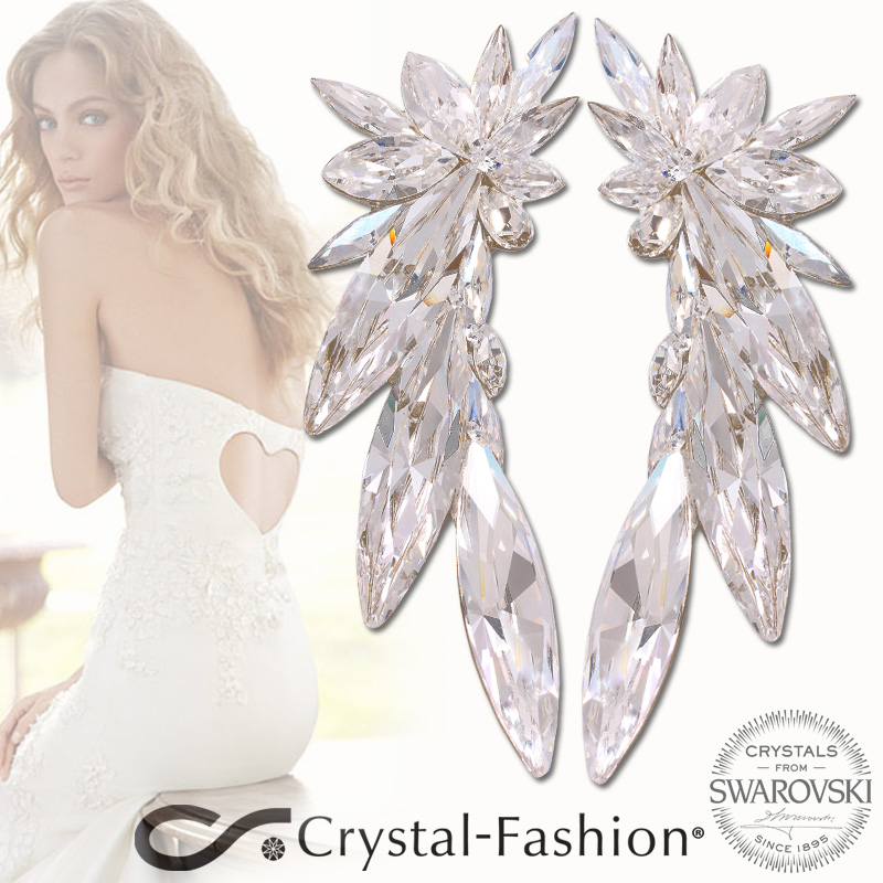 Cercei Angel marca Crystal-Fashion® realizati cu cristale Swarovski® 