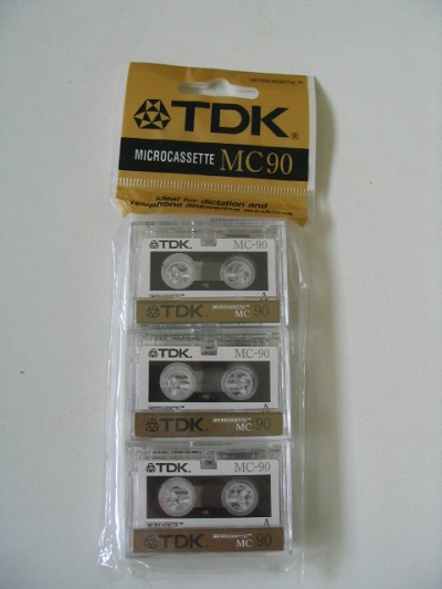 Set microcasete TDK (C90) - 3 bucati, sigilate