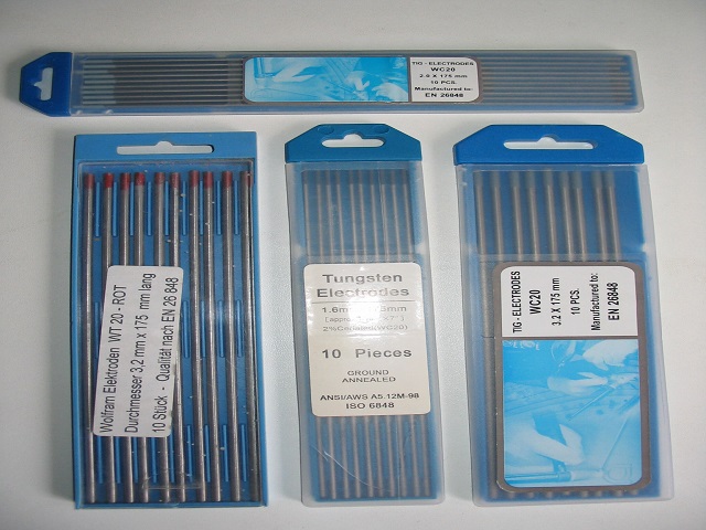 Electrod din wolfram pt. sudarea oricarui metal (diverse diametre)