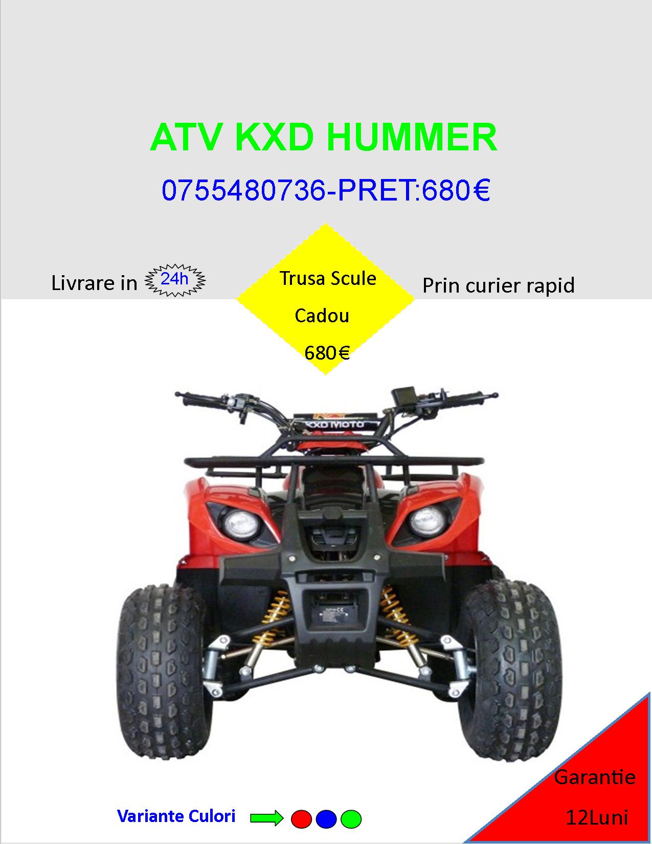 Atv Bashan Hummer125cmc+Casca Bonus