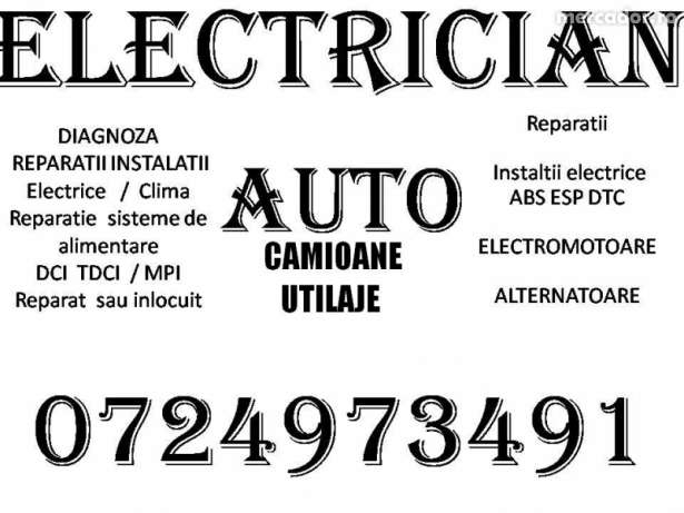 Electrician auto service auto electrica electronica auto electromecanica 