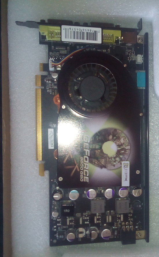 Plca video nvidia xfx geforce 9600gso 384mb ddr3