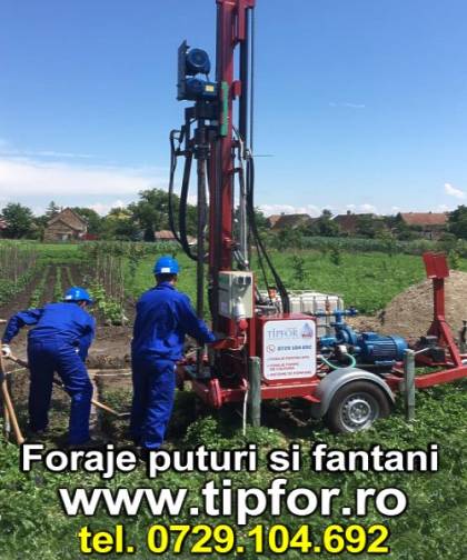 Foraje puturi si fantani