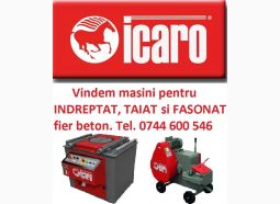 Masini pentru indreptat, taiat si fasonat fier beton