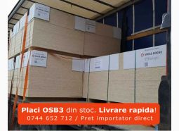 Placi OSB din stoc sau la comanda. Pret importator direct