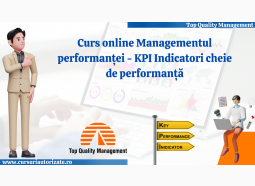 Curs online Managementul performantei - KPI Indicatori cheie de performanta