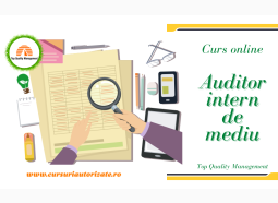 Curs online autorizat Auditor intern de mediu