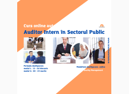 Curs online autorizat Auditor Intern în Sectorul Public