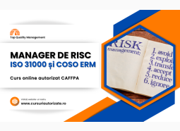 Curs online Manager de risc - ISO 31000 și COSO ERM