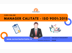 Curs online Manager calitate – ISO 9001:2015