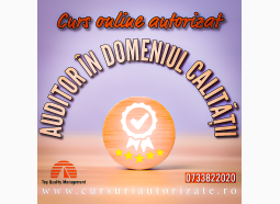 Curs online Auditor în domeniul calității