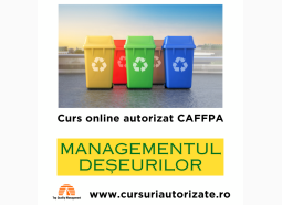 Curs online autorizat Managementul deșeurilor