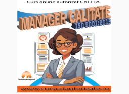 Curs online autorizat Manager calitate – ISO 9001:2015