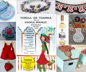 Targ de creatie contemporana: creatii vestimentare, bijuterii handmade, genti, jucarii, art-deco, produse organice, delicatese homemade, vinuri