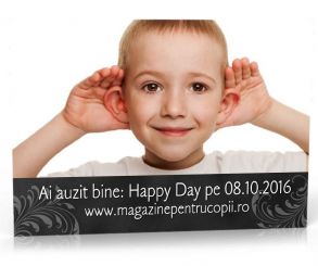 Intra acum pe site sa vezi ce surprize avem: in fiecare sambata Happy day!