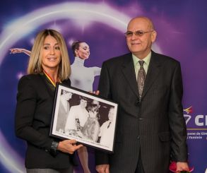 Nadia Comaneci in vizita la Farmec