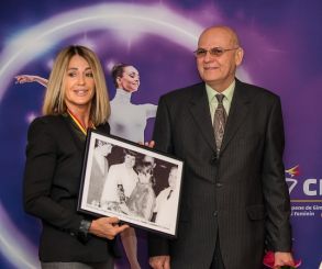 Nadia Comaneci in vizita la Farmec