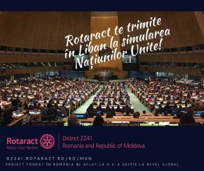 ROTARACT TE TRIMITE ÎN LIBAN LA SIMULAREA NAȚIUNILOR UNITE!