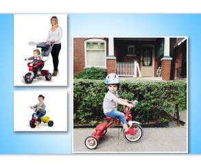 Intra pe www.magazinepentrucopii.ro la categoria triciclete, si comanda modelul favorit de tine si de micut! Nu vei regreta!