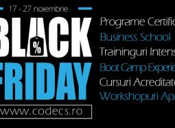 BLACK FRIDAY - URMEAZA-TI PLANUL CARIEREI TALE! - CURSURI SI TRAININGURI LA PRETURI ATRACTIVE!