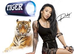 print campanie Tiger cu Ruby