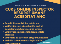 Curs Onine acreditat ANC INSPECTOR  RESURSE UMANE