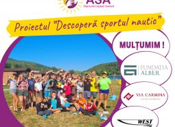 Asociația Social Activ - ASA a lansat proiectul „Descoperă sportul nautic - canotaj / caiac / Dragon boat",