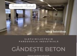 Pardoseală industrială reconditionată