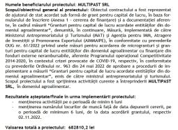 Granturi pentru capital de lucru acordate entităţilor din domeniul agroalimentar