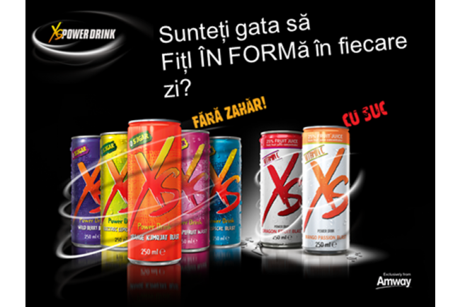 Oferta XS POWER DRINK - Bautura racoritaoare energizanta - 12 dozeX250 ml