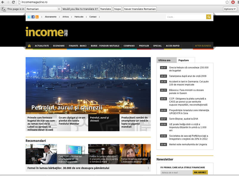 Intact inchide revista Income. Restructurari si la Jurnalul National