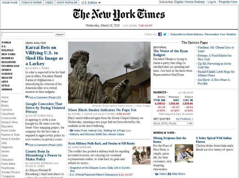 The New York Times isi relanseaza site-ul: "Modificarile vor fi majore"