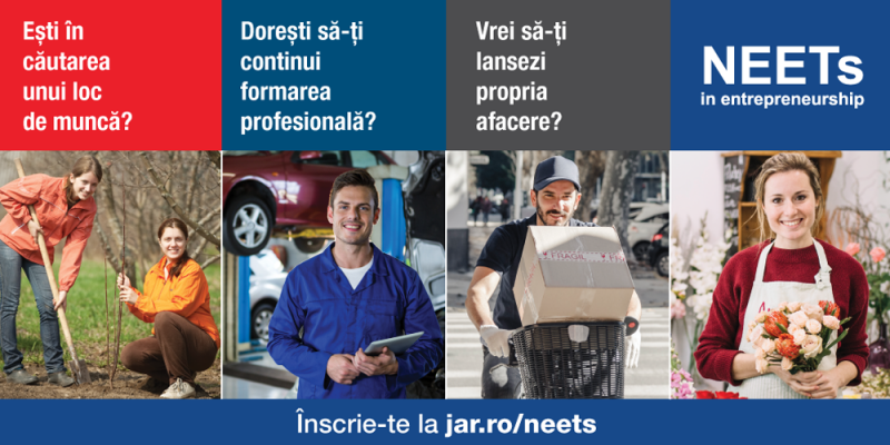 Program internațional de educație antreprenorială și îndrumare profesională pentru tinerii care nu au un job