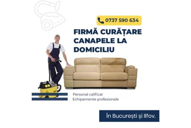 Curatare canapele Bucuresti