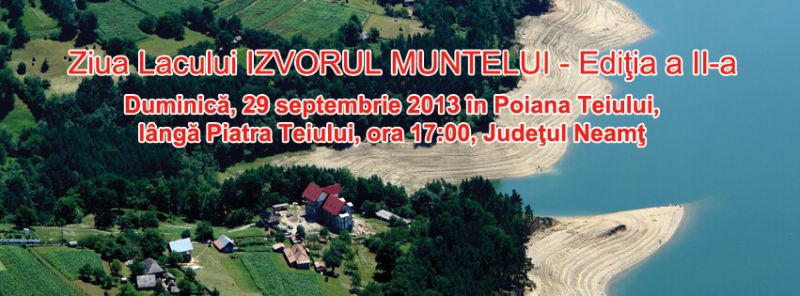 Nu rata edita a II-a a evenimentului “Ziua Lacului Izvorul Muntelui”!