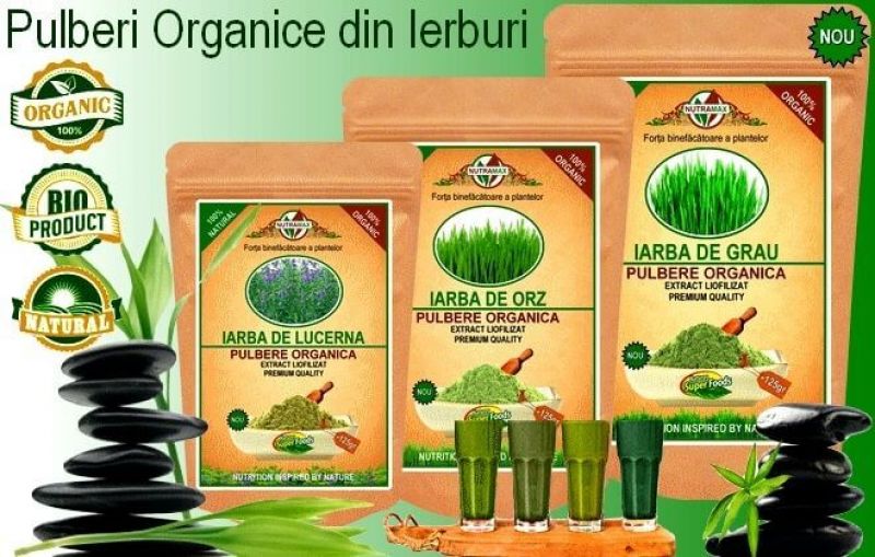 Pulberi Organice Liofilizate Superalimente, suplimente naturale,