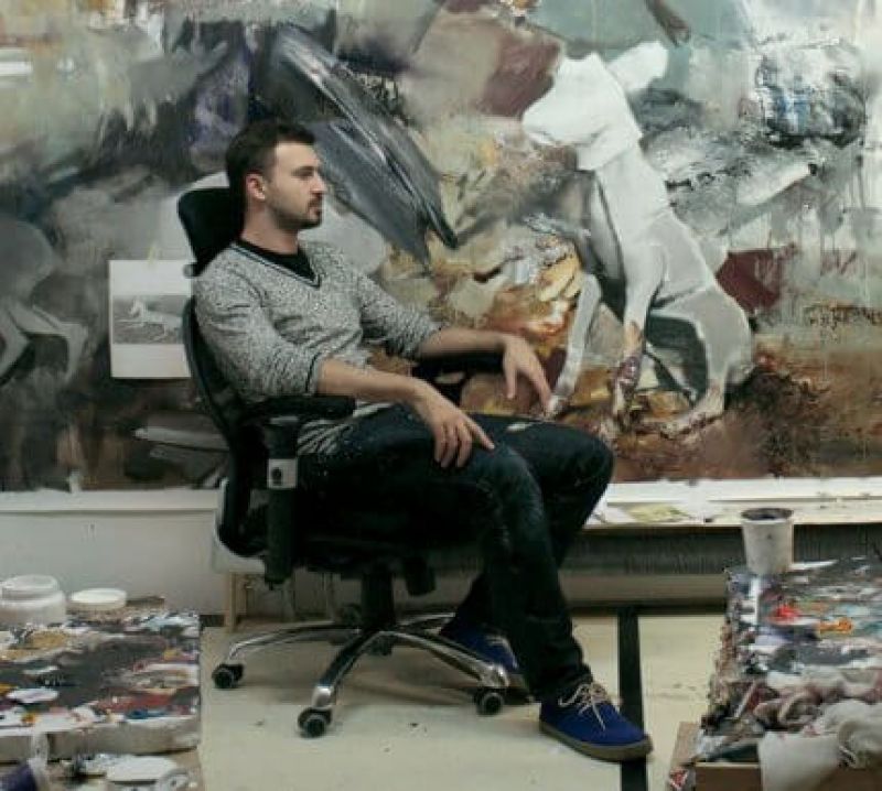 Adrian Ghenie Courtesy Tim Van Laere Gallery - sursa artnet.com