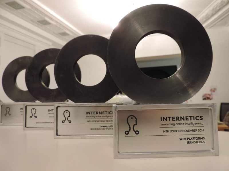 Trofee castigate de CohnandJansen JWT la Internetics 2014