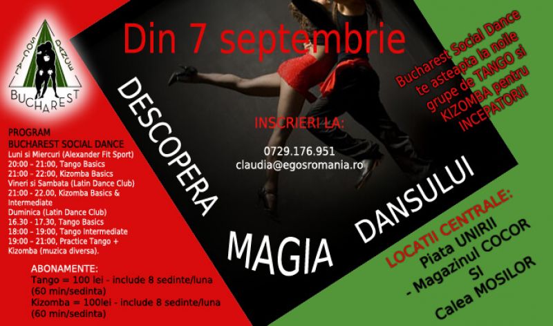 Descopera magia dansului la Bucharest Social Dance