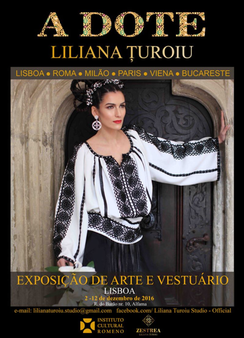 Colectia Zestrea by Liliana Turoiu expusa la Lisabona de 1 decembrie