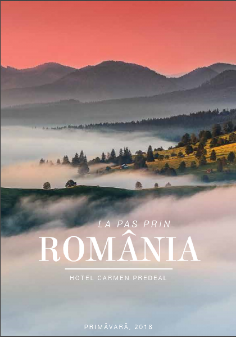 brosura turistica La pas prin Romania