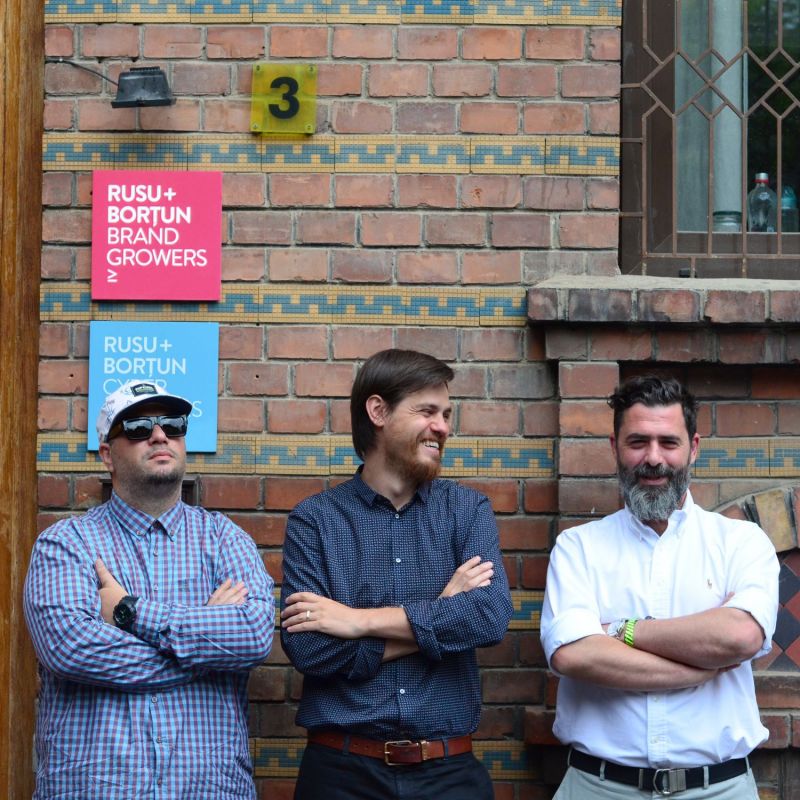 Marc Bortun, Catalin Rusu si Andrei Bortun (de la stanga la dreapta)